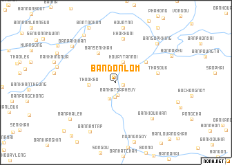 map of Ban Donlom