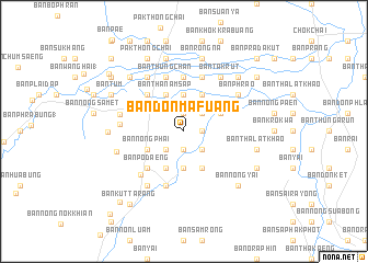 map of Ban Don Mafuang