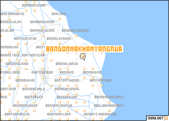 map of Ban Don Makham Yang Nua