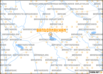 map of Ban Don Makham