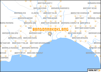 map of Ban Don Makok Lang