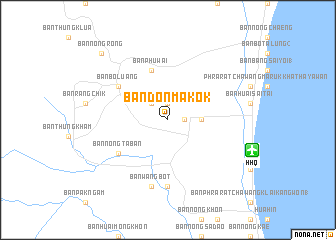 map of Ban Don Makok