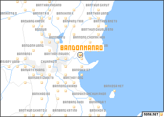 map of Ban Don Manao