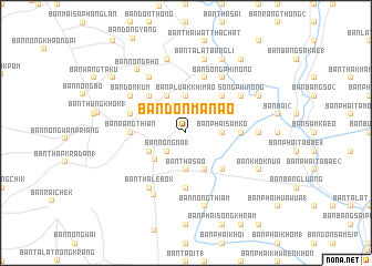 map of Ban Don Manao