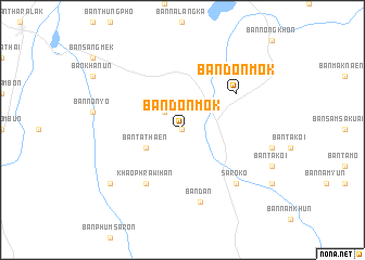 map of Ban Don Mok