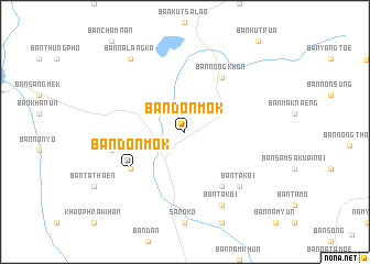 map of Ban Don Mok