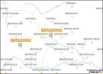 map of Ban Don Mui