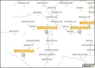 map of Ban Don Mun