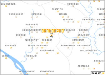 map of Ban Donphô