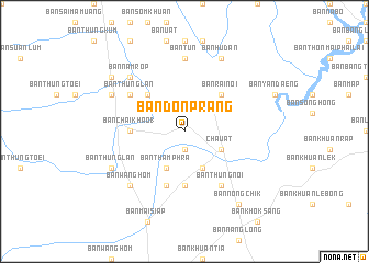 map of Ban Don Prang