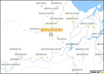 map of Ban Don Rak