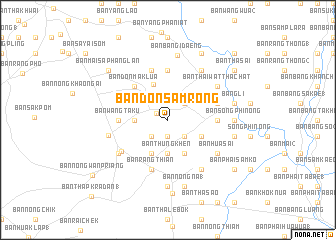 map of Ban Don Samrong