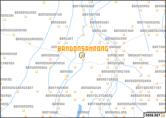 map of Ban Don Samrong