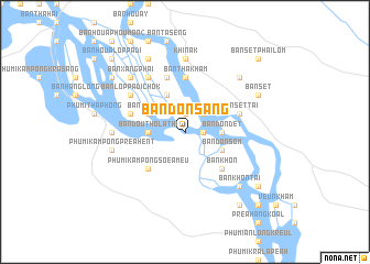 map of Ban Donsang