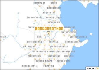 map of Ban Don Sathon