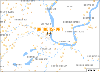 map of Ban Donsavan