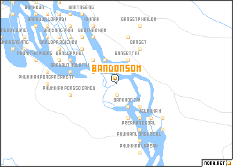 map of Ban Donsôm