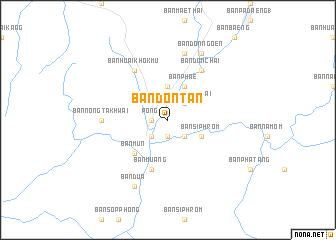 map of Ban Don Tan