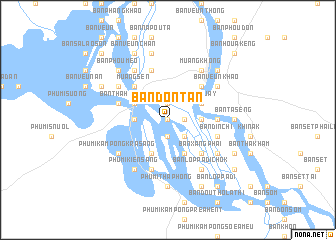 map of Ban Dontan