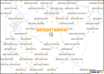 map of Ban Don Thap Kai