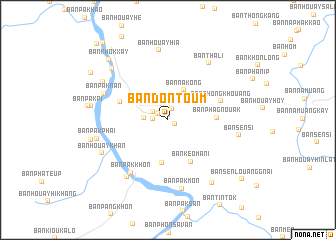 map of Ban Dontoum