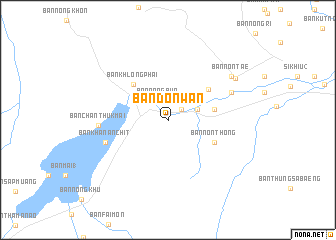 map of Ban Don Wan