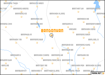 map of Ban Don Wan