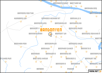 map of Ban Don Yen