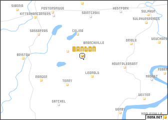 map of Bandon