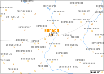 map of Ban Don