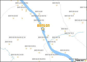 map of Ban Don