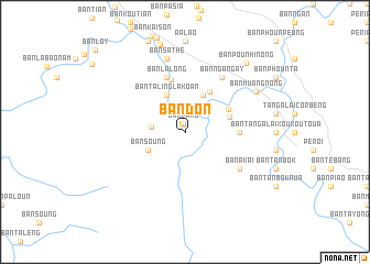 map of Ban Don