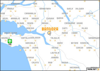 map of Bandora
