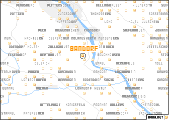 map of Bandorf