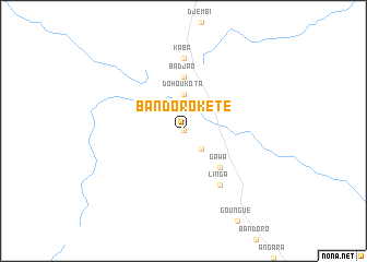 map of Bandoro Keté