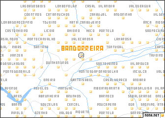 map of Bandorreira