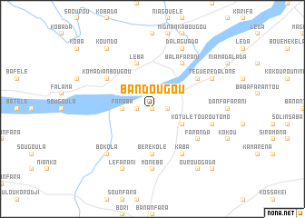 map of Bandougou