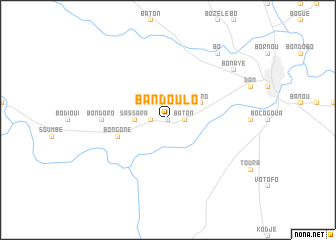 map of Bandoulo