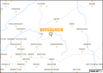 map of Bandoumgia