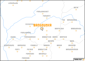 map of Bandoumka
