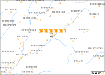 map of Ban Dounkoun