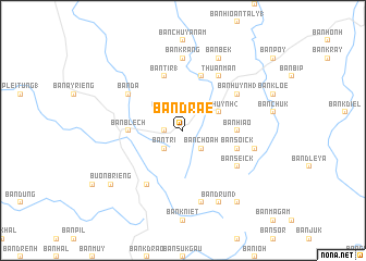 map of Ban Draé