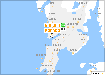 map of Bāndra