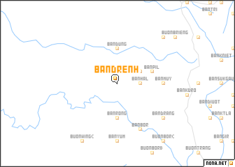 map of Ban Drênh