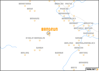 map of Ban Drun