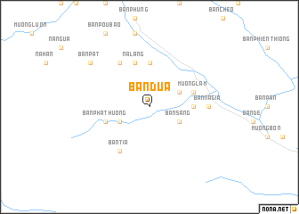 map of Bản Dua