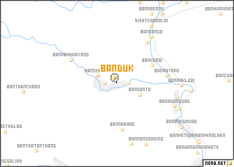 map of Ban Duk