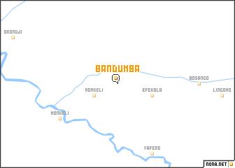 map of Bandumba