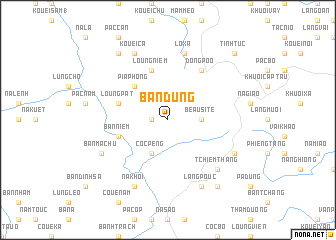 map of Bản Ðúng