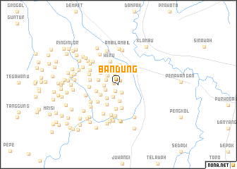 map of Bandung